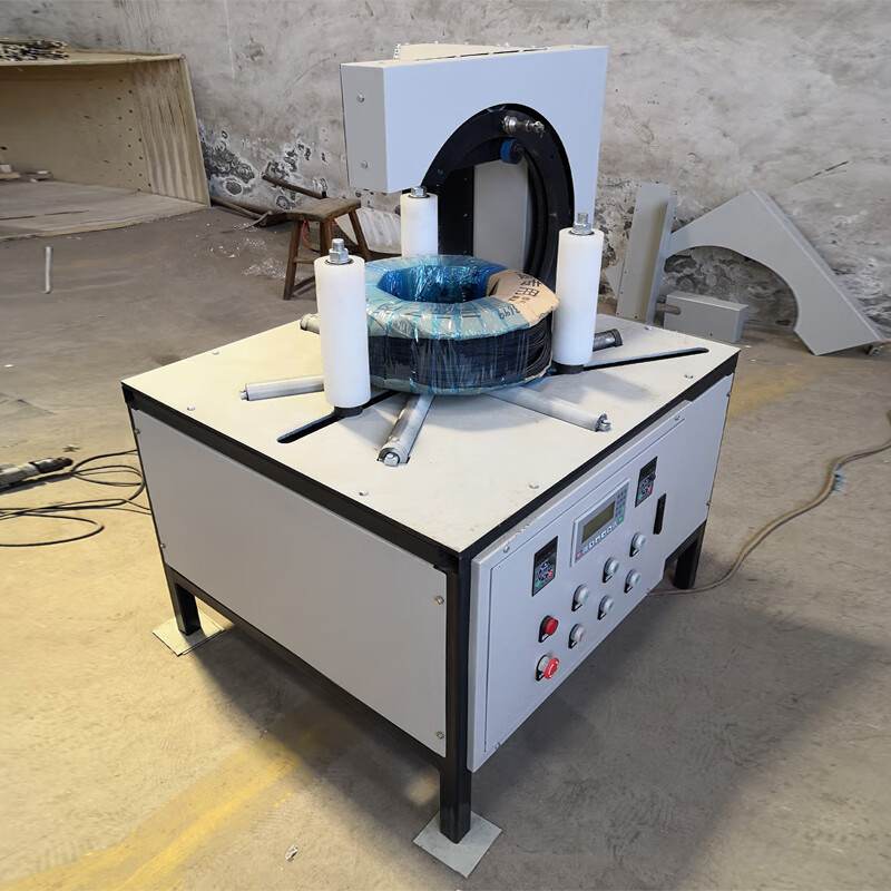 自动缠绕膜包装机轮胎电线电缆绕膜机全自动环形缠绕机缠绕打包机