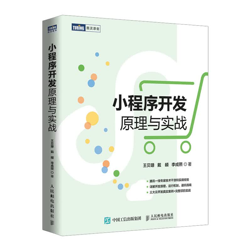 小程序开发原理与实战 小程序基础开发入门书籍小程序开发实战教程架构分析书籍云开发前端开发