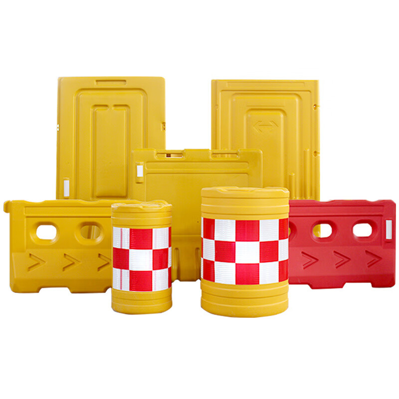 定制定制塑料水马三孔隔离墩防撞桶道路施工安全胶马护栏可移动水