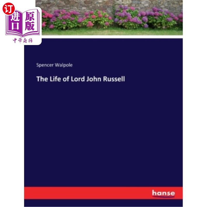 海外直订the life of lord john russell 约翰·罗素勋爵的生平