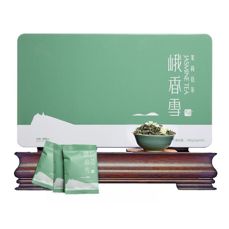 峨眉雪芽 峨香雪慧欣 四川茉莉花茶礼盒装 180g