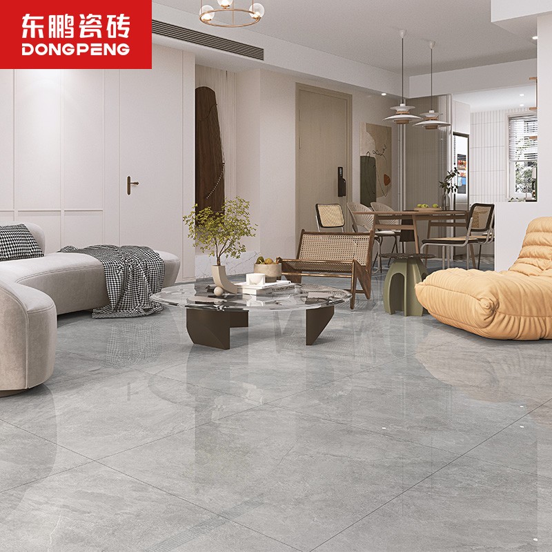 东鹏(dongpeng) 诺曼尼灰 800x800通体大理石瓷砖客厅全抛釉防滑耐磨