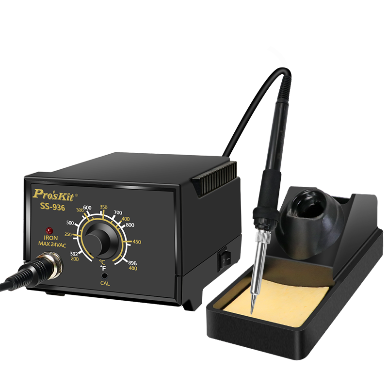 寶工（Pro'sKit）SS-936H焊臺電烙鐵套裝控溫恒溫電洛鐵電焊臺60W
