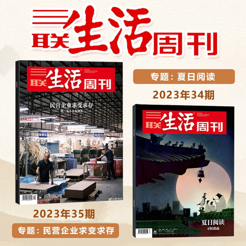 三联生活周刊杂志 新2本 2023年第35+34期