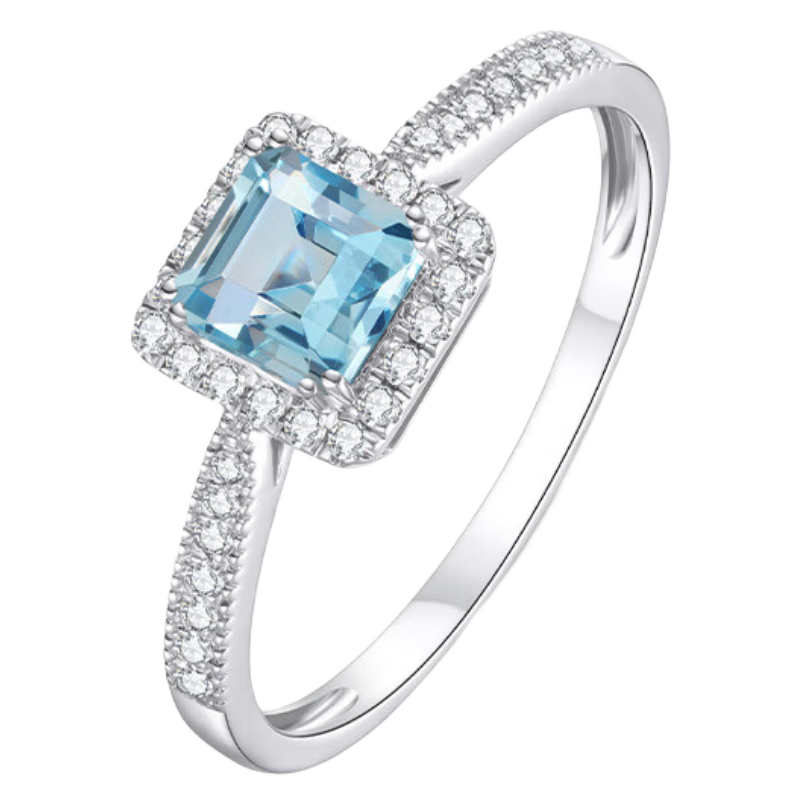 IL&CO���� �����η��ǡ���Ȼ��������ָŮ18K��ʯŮ��Ů��������Ů�� 0.6���� 11��