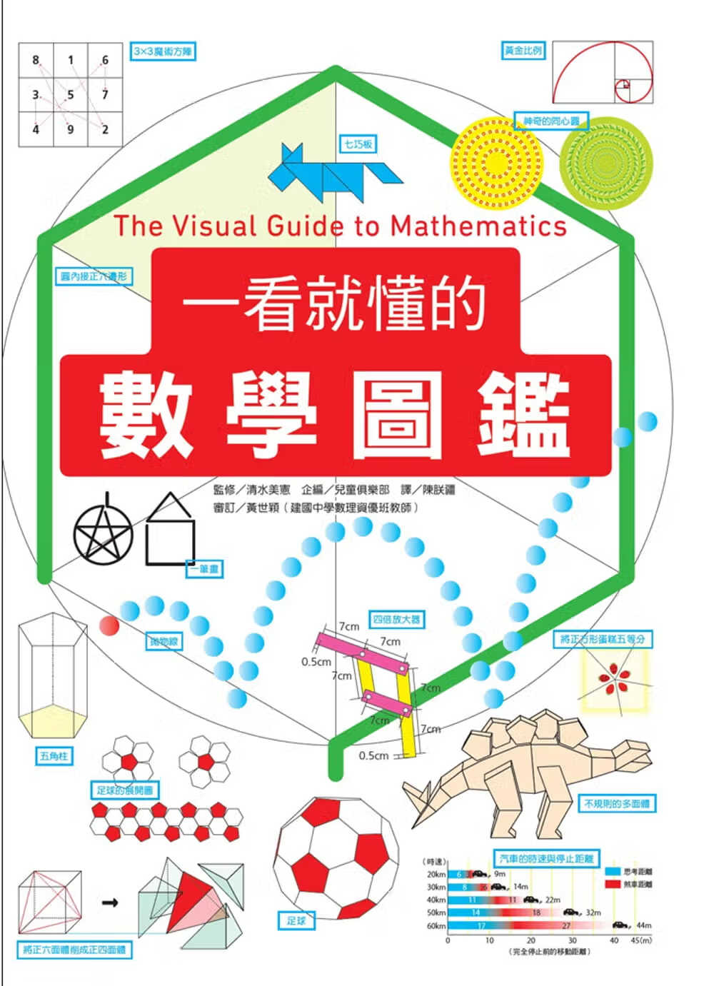 预售 原版进口书 清水美宪一看就懂的数学图鉴中国台湾麦克