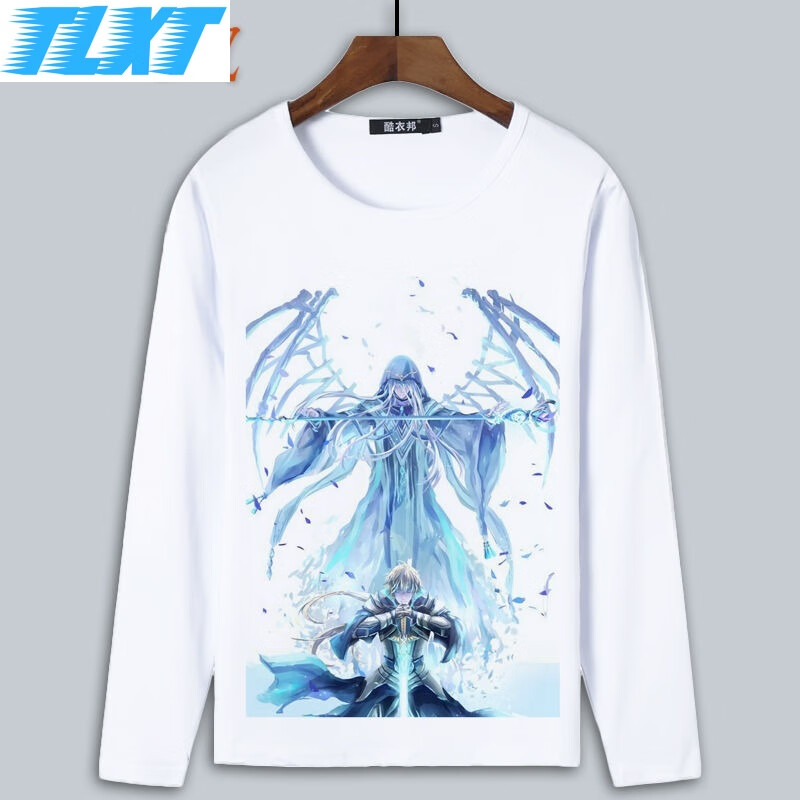 全职高手长袖t恤 男女战队队服 叶修苏沐橙荣耀动漫周边衣服秋冬 1 s