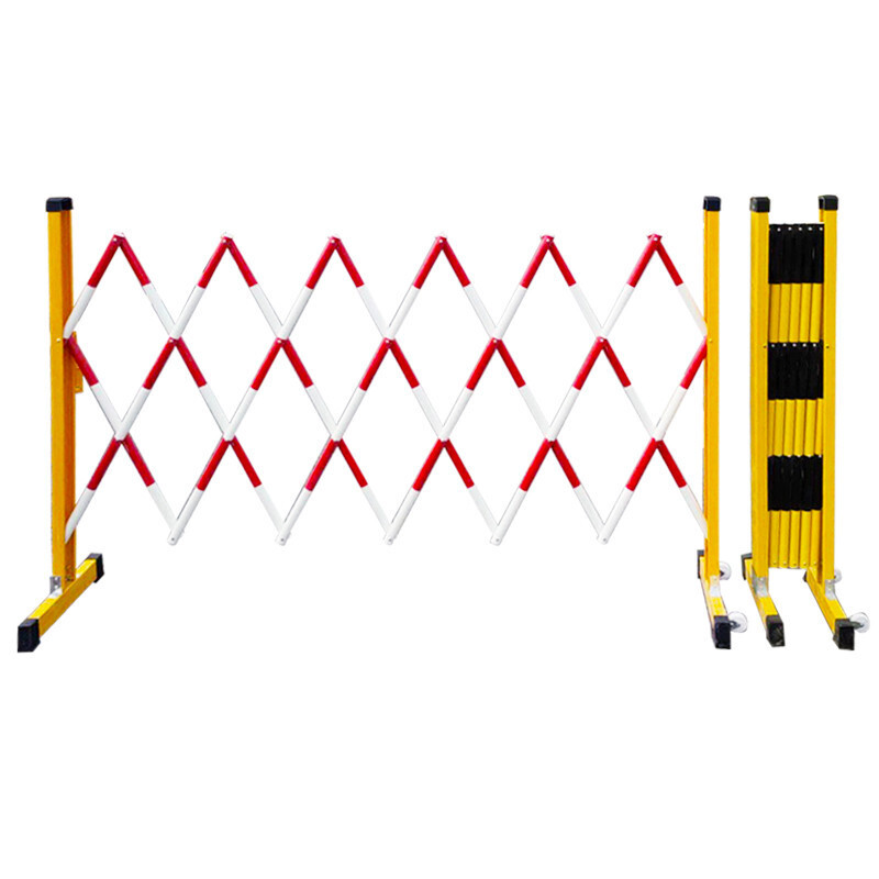 移动式栏杆 玻璃钢伸缩围栏管式绝缘安全隔离可移动折叠硬质电力施工