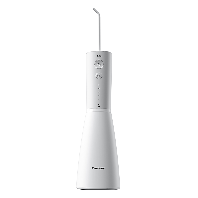 松下（Panasonic） 冲牙器家用洗牙器正畸水牙线高频脉冲洁牙器便携式设计生日礼物EW1423 EW-1423-A405蓝色【USB充电】