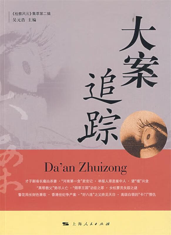 大案追踪【正版图书,放心购买】