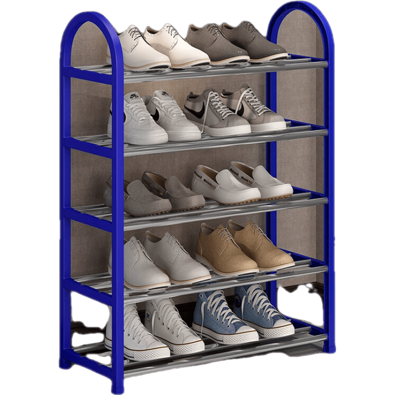 小媳妇 简易鞋架家用多层经济型宿舍门口防尘收纳鞋柜省空间小号鞋架子宿舍寝室家用门口 k325蓝色