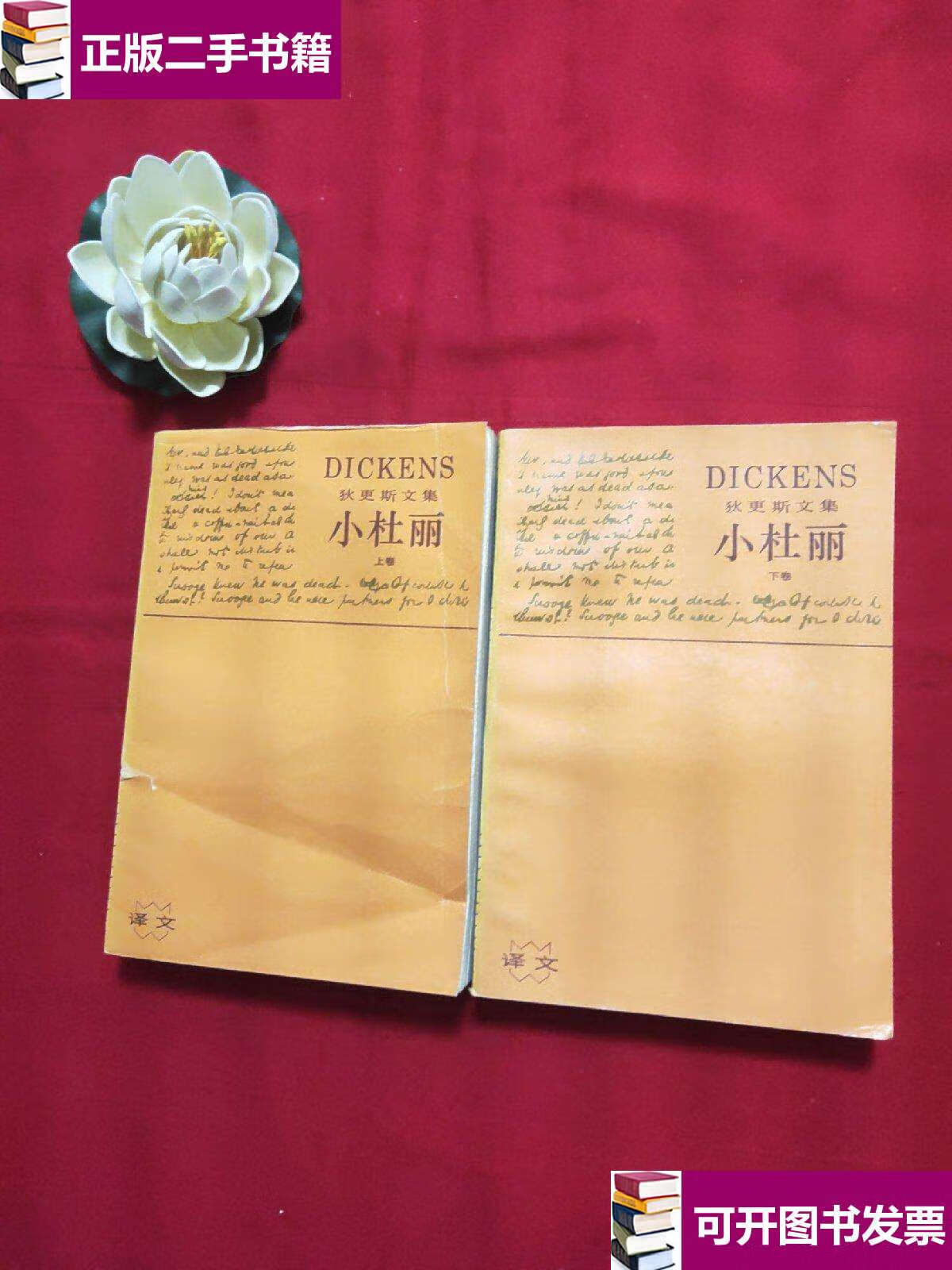 【二手9成新】小杜丽(上下卷):little dorrit /狄更斯 上海译文