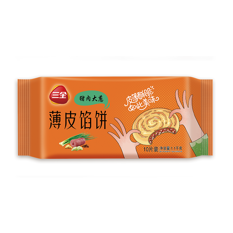 ��ȫ��Ƥ�ڱ�������ζ1.1kg10Ƭװ ��Ͱ��Ʒ��ʳ��ץ����ʳʳƷ 13.9Ԫ