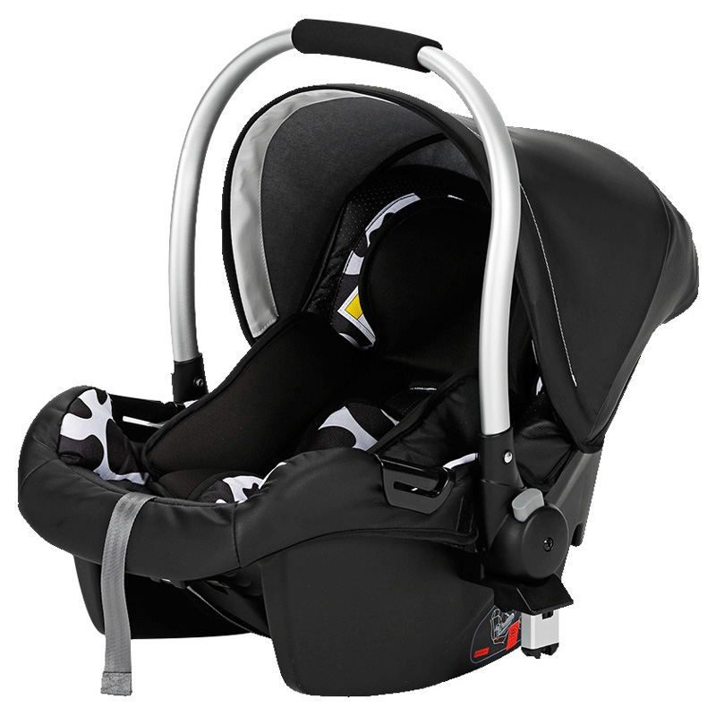 晨辉（CHBABY） 婴儿提篮式儿童汽车安全座椅宝宝摇篮460A旗舰 皮质奶牛