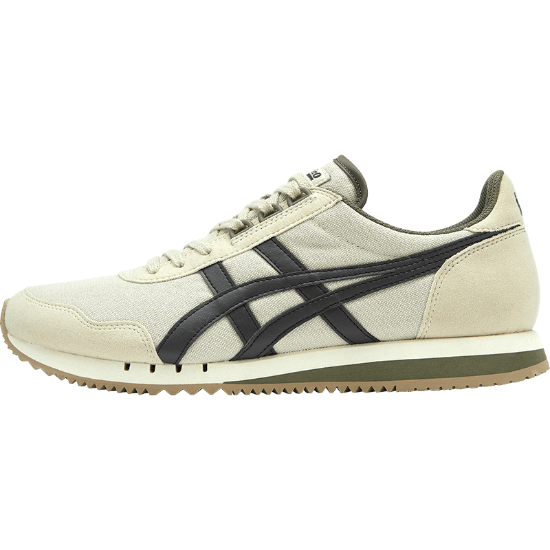 Onitsuka Tiger鬼塚虎男女鞋舒適時尚透氣運動休閑鞋DUALIO 1183A856 米色/灰色 40.5