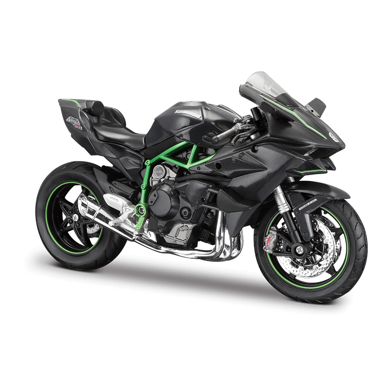 h2r仿真摩托车模机车赛车模型生日礼物男生 杜卡迪跑车宝马摩 川崎h2r