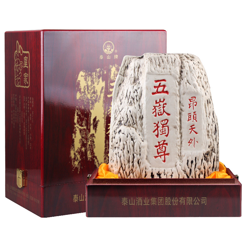 泰山牌浓香型白酒 56度五岳独尊 昂头天外礼盒装 1.5L