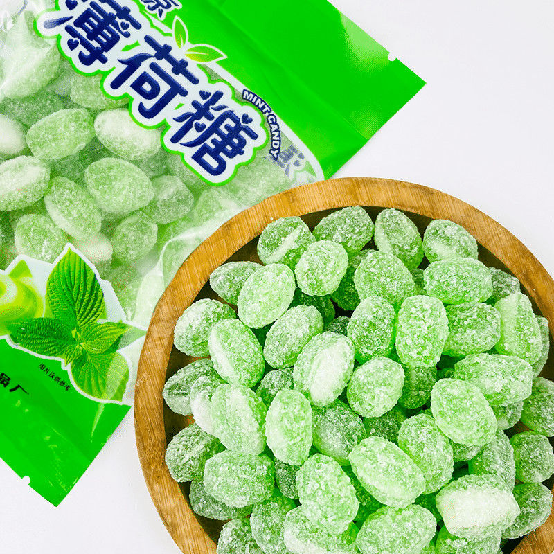 老式薄荷糖50克200克传统清凉糖薄荷糖清凉润喉 200克*1袋