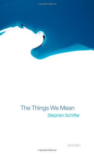 The Things We Mean