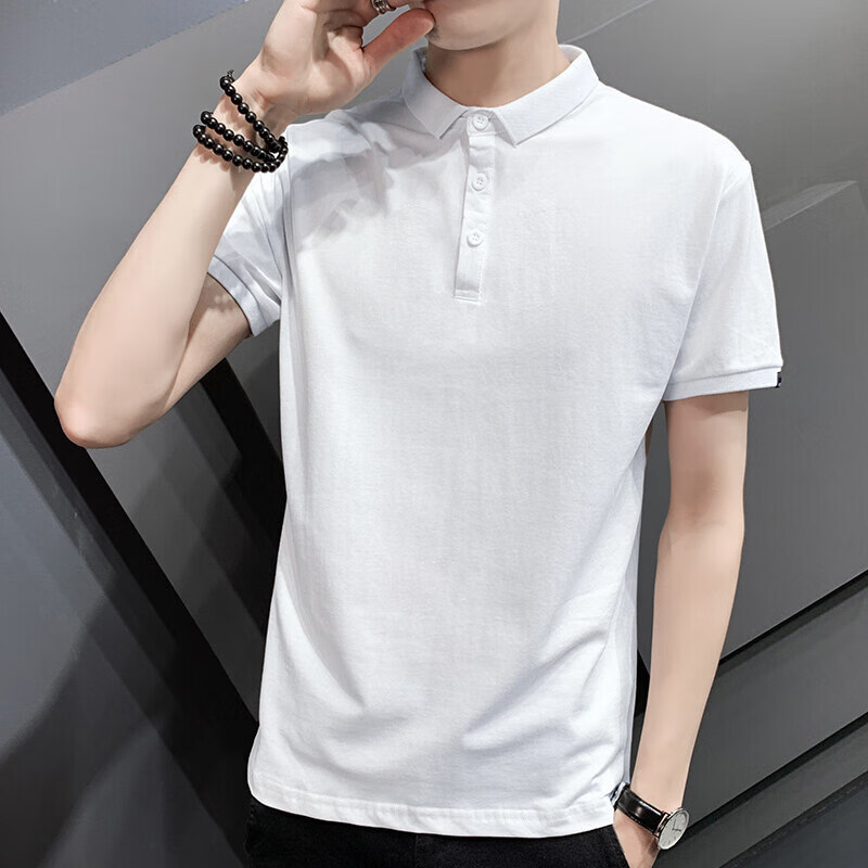 以纯(yishion)官方旗舰店官网男装夏季polo衫短袖纯色男士上衣班服