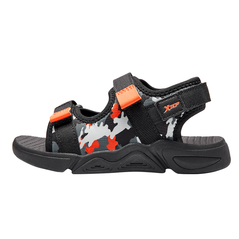 特步(XTEP)童鞋沙滩鞋男童凉鞋价格走势及级迷彩时尚设计