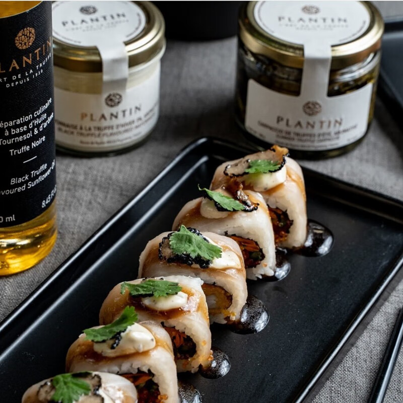 普朗丹(plantin)法国原装进口truffle黑松露切片含菌片50%即食烘焙