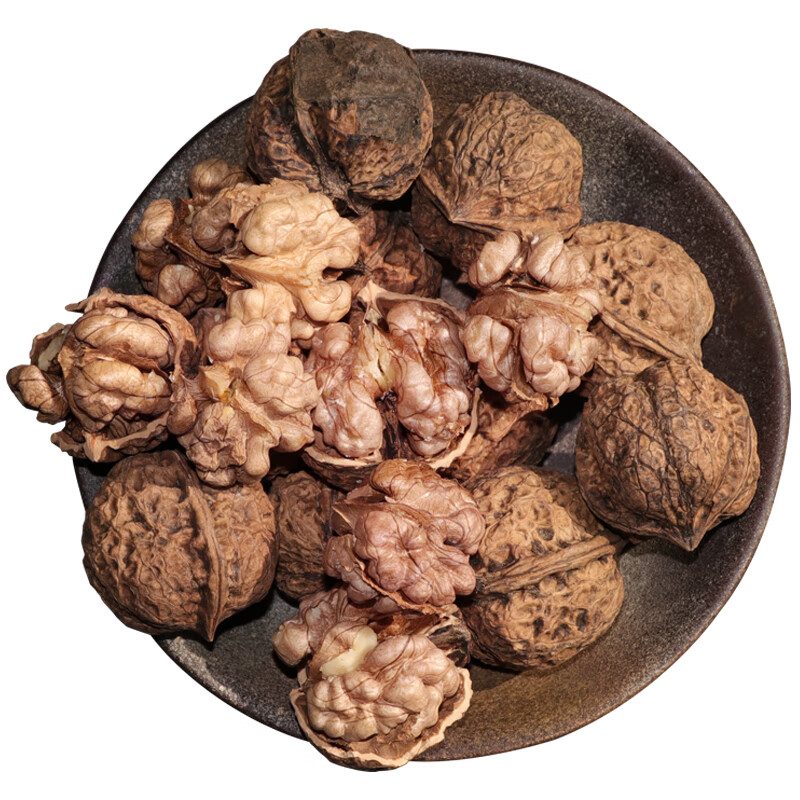 南美豹23年新货云南野生老树甜核桃高山紫米核桃薄紫皮孕妇坚果2500g