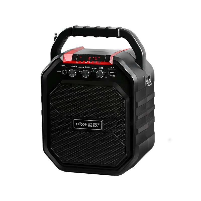 愛歌貴州小蓉兒s28無線藍(lán)牙音箱戶外k歌麥克風(fēng)話筒唱歌便攜式廣場(chǎng)舞音響低音炮小型家用家庭ktv播放器 無線版+U段單話筒+歌曲U盤