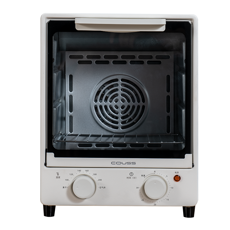 卡士(couss)高颜值电烤箱co215家用风炉15升蛋糕果干饼干鸡翅空气炸多