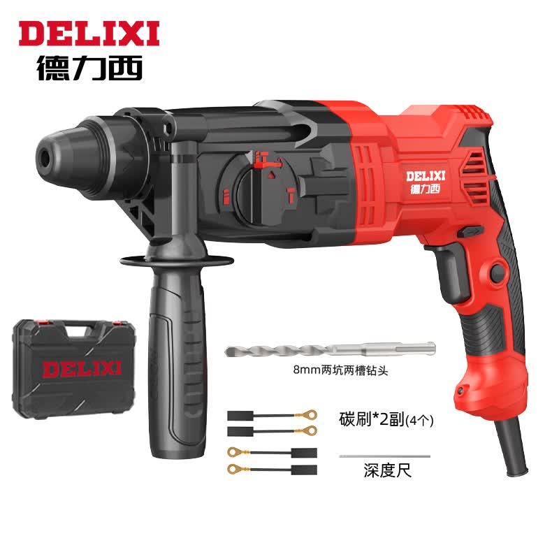 德力西（DELIXI）轻型电锤电镐电钻三用多功能大功率冲击钻家用混凝土插电锤 800W三用工程款+出厂标配使用感如何?