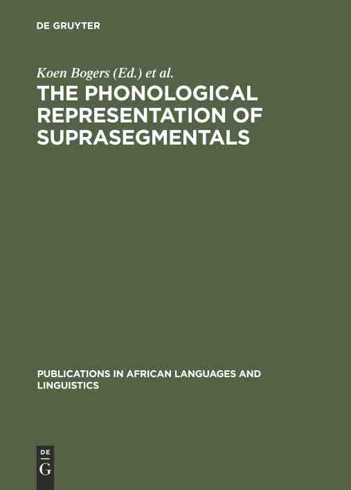 预售 按需印刷 the phonological representation of suprasegmentals
