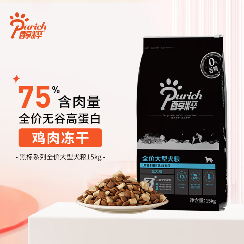高手说说醇粹宠物主粮狗粮怎么样好不好，了解两星期经验分享