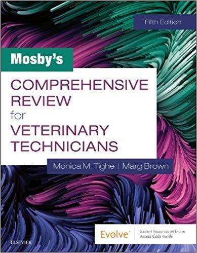 预订 mosbys comprehensive review for veterinary technicians