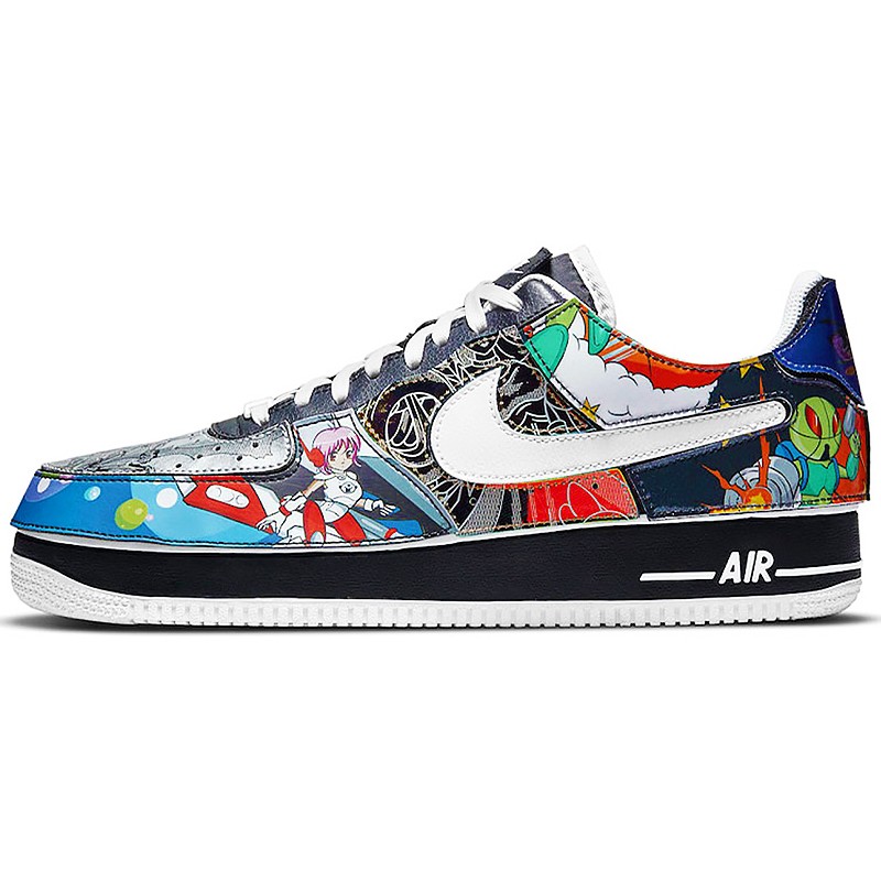 耐克(nike)男女鞋 air force 1 af1 空军一号 二次元 魔术贴低帮休闲