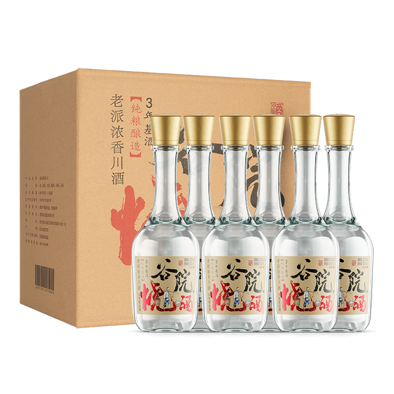 CEREAL SPIRITS 谷小酒 谷院烧酒 42%vol 浓香型白酒 500ml*6瓶 整箱装