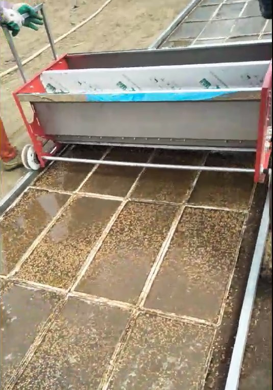 麦桑荷水稻播种机插秧机育秧器覆土秧田器蔬菜育苗机水田育秧机秧盘