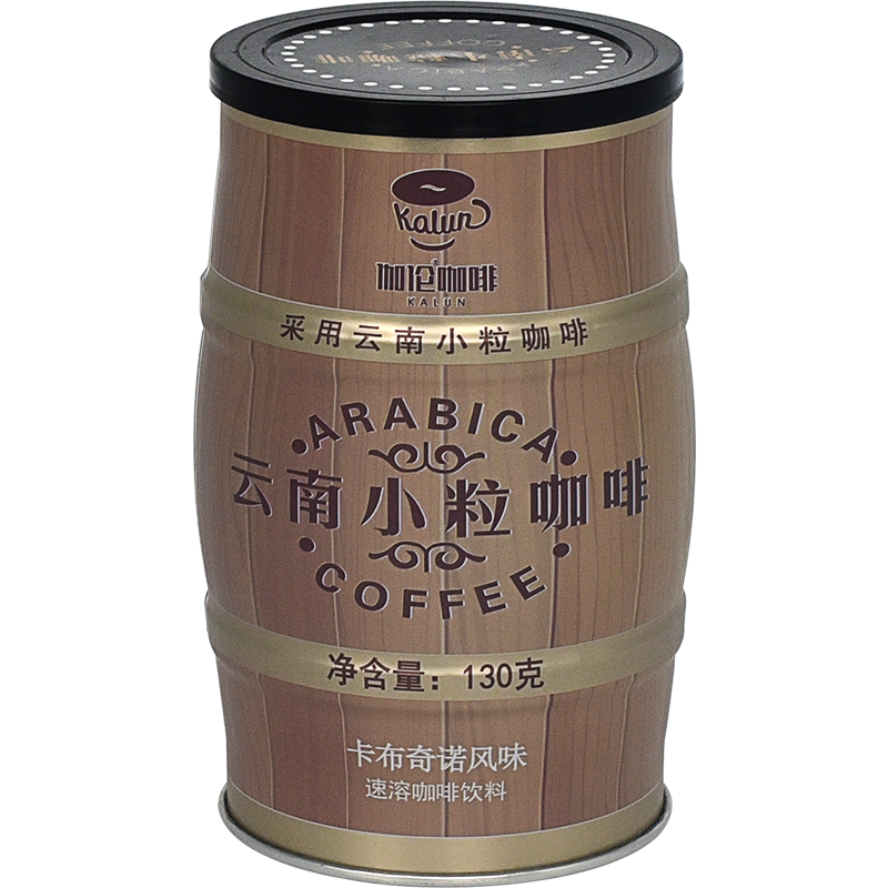 京东特价APP：伽伦 云南小粒咖啡 卡布奇诺风味咖啡 130g/罐