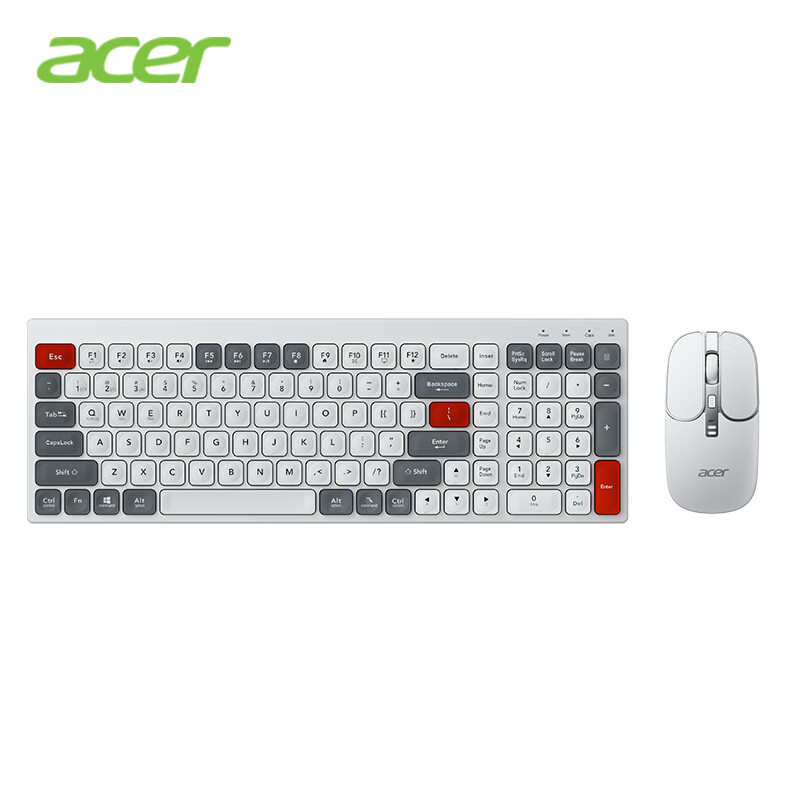 acer 宏� 无线键盘+鼠标套装 客制化配色