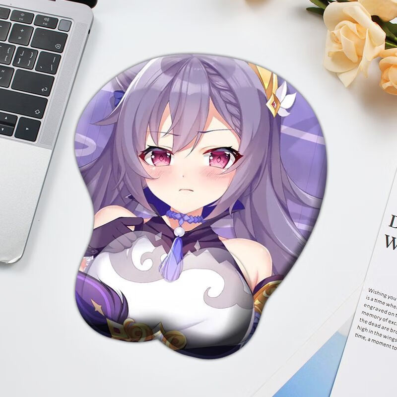 极惠家鼠标垫3d胸禁欲系凸点雏田二次元少女成人立体动漫人物手腕 g05