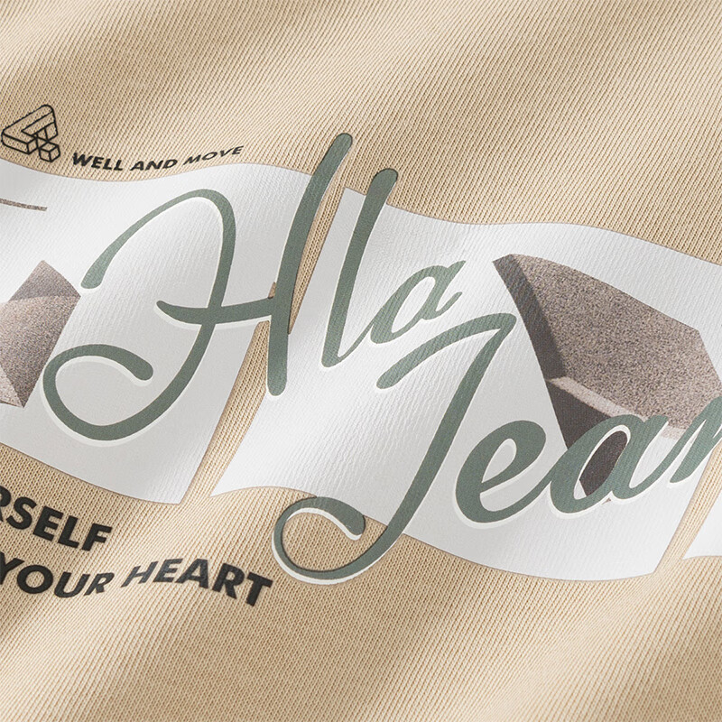 黑鲸海澜之家旗下潮牌运动卫衣男冬季圆领加厚带绒防寒上衣 黑色 XL