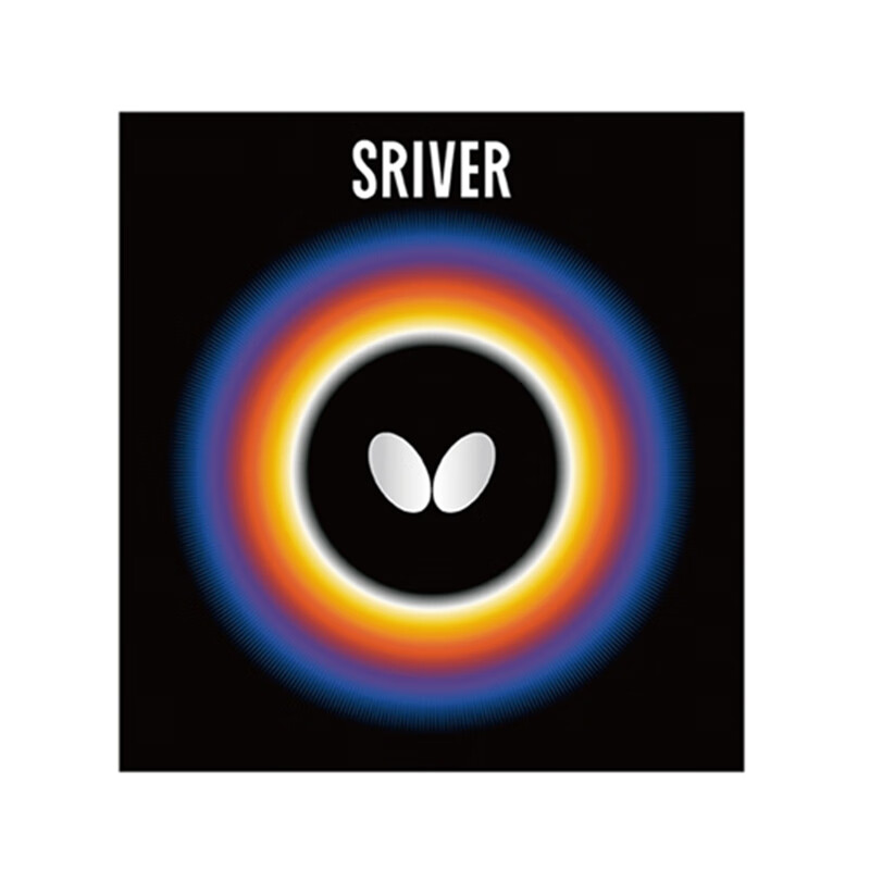 蝴蝶(butterfly)胶皮sriver 套胶05050乒乓胶皮涩性胶皮日产sriver fx