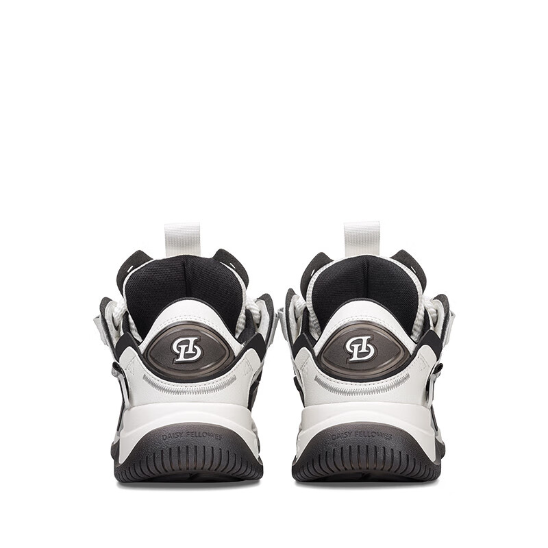 黛西法罗【刀郎 王勉同款】火箭001白黑情侣款透气面包鞋百搭运动鞋 小香风白黑色 42