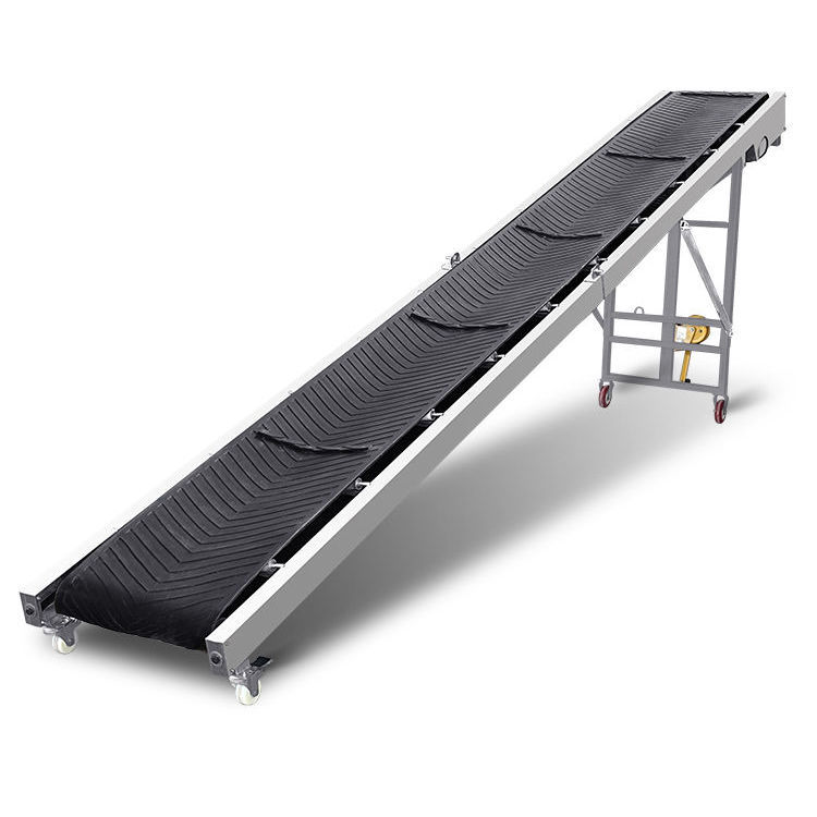 传送带小型输送机爬坡皮带输送带移动式折叠流水线上料提升运输机 3米