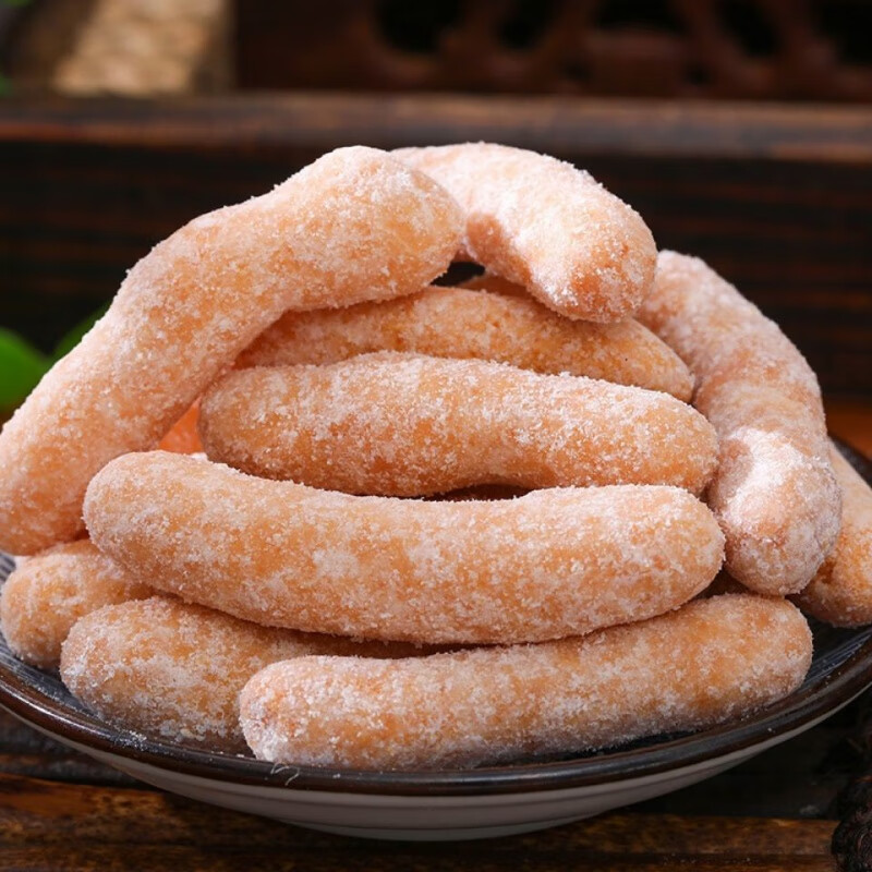 金華特產(chǎn)純糯米糖棗傳統(tǒng)糕點(diǎn)老式油棗金果手工酥脆糯米條點(diǎn)心 金華老式油棗 一斤