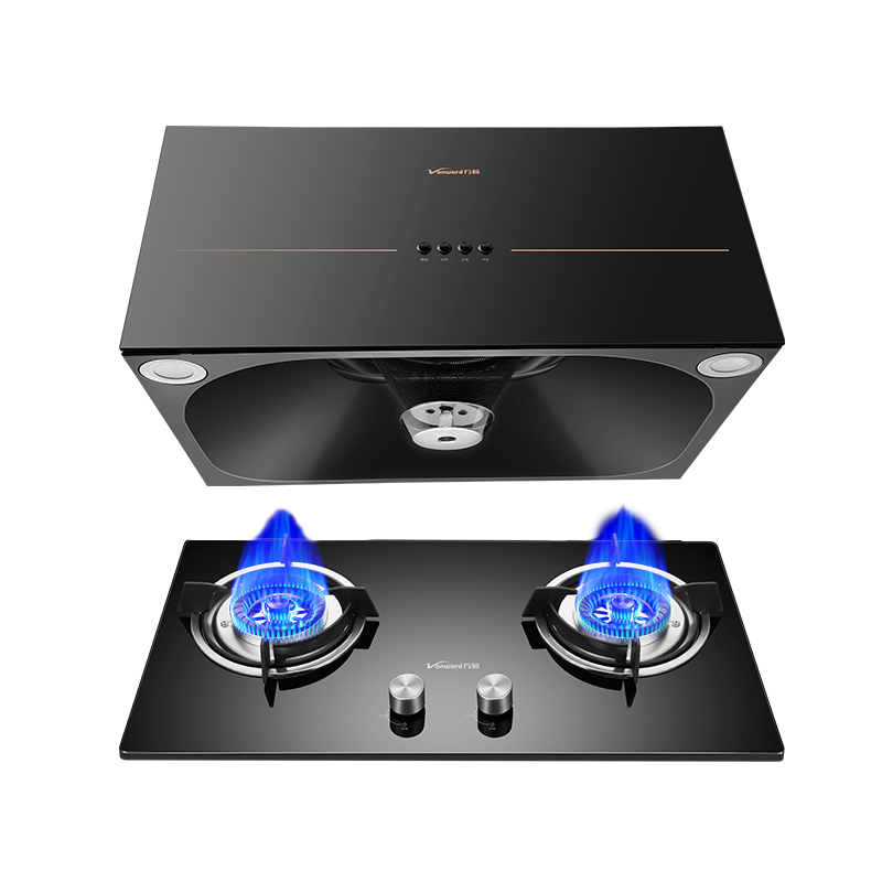 万和(vanward)中式经典抽油烟机燃气灶具套装 吸油烟机家用烟灶套装