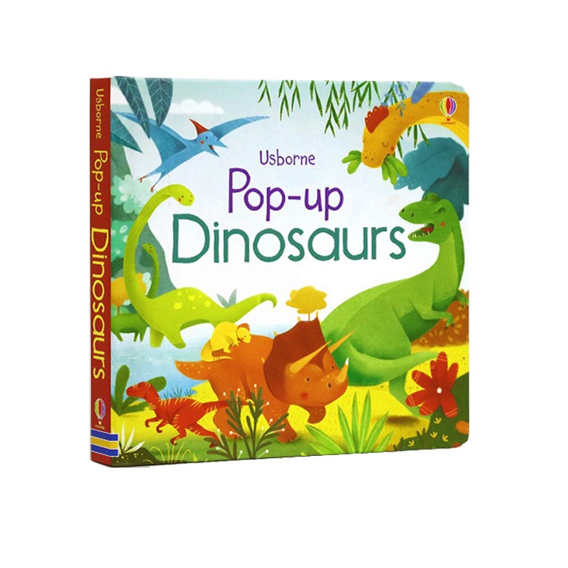 usborne 英文原版 恐龙立体书pop-up dinosaurs  认知识纸板书
