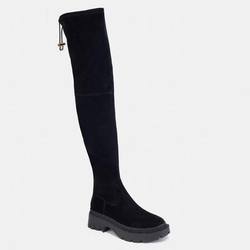 蔻驰(coach)女靴jolie时尚通勤女士靴子 进口 black 35