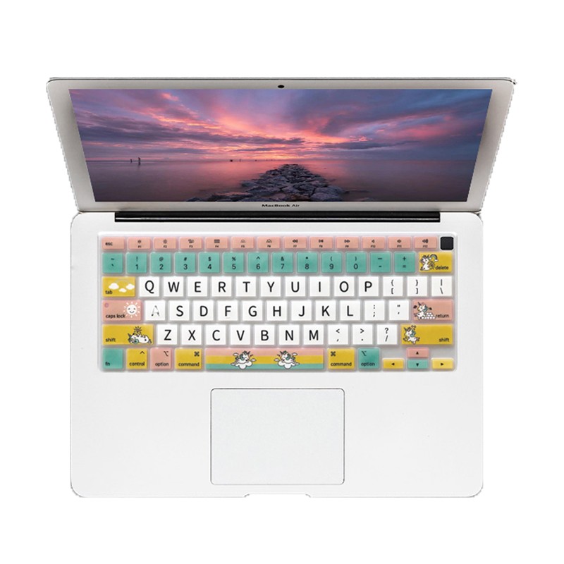 3英寸m1芯片a2337笔记本电脑彩绘键盘膜屏幕膜 卡通独角兽