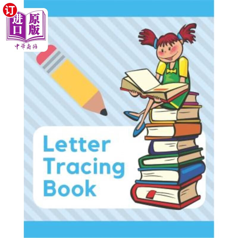 海外直订letter tracing book: learn how to write alphabet a to z