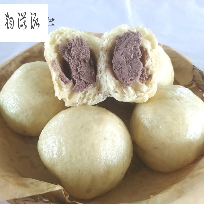 虎钢馋豆沙包东北农家手工自制老式白面芸豆馅豆沙包子早餐面食豆包